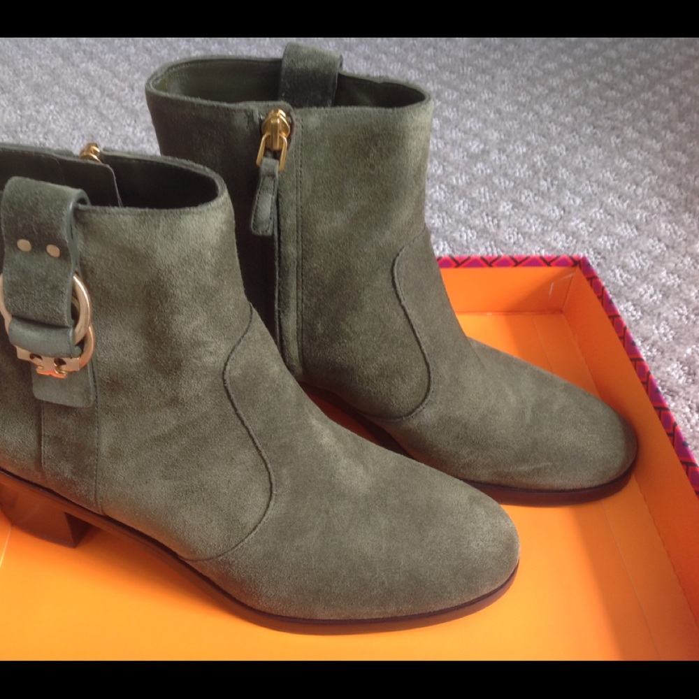 Suede Booties